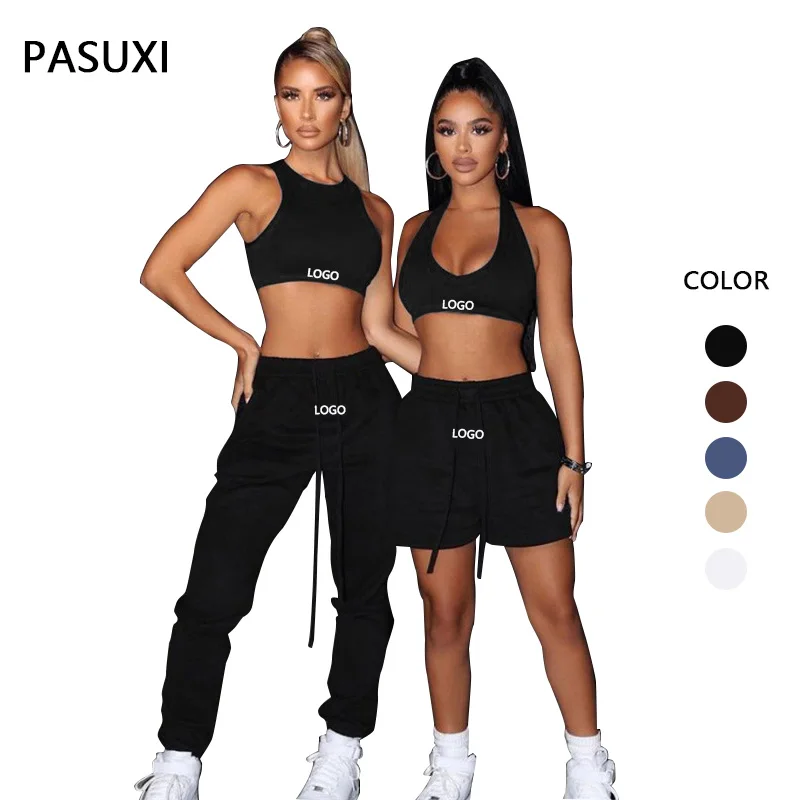 PASUXI Custom Logo Yoga Clothes Female Summer Slim Fashion Casual Breathable Comfortable Quick Drying Gym Sports Suit, As picture
PASUXI Custom Logo Yoga Clothes Female Summer Slim Fashion Casual Breathable Comfortable Quick Drying Gym Sports Suit, As picture