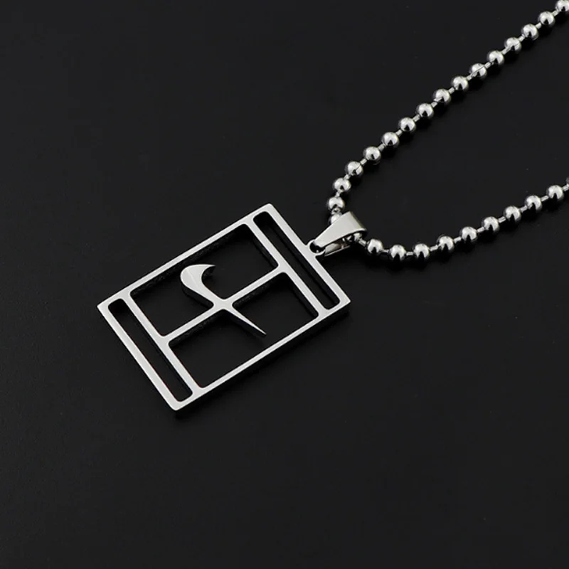 New Hollow Square Custom Tennis Challenge Court Swoosh Logo Pendant Necklace Titanium Steel Hip Hop Men Sport Jewelry Necklace, Silver , gold plated, rose gold
New Hollow Square Custom Tennis Challenge Court Swoosh Logo Pendant Necklace Titanium Steel Hip Hop Men Sport Jewelry Necklace, Silver , gold plated, rose gold