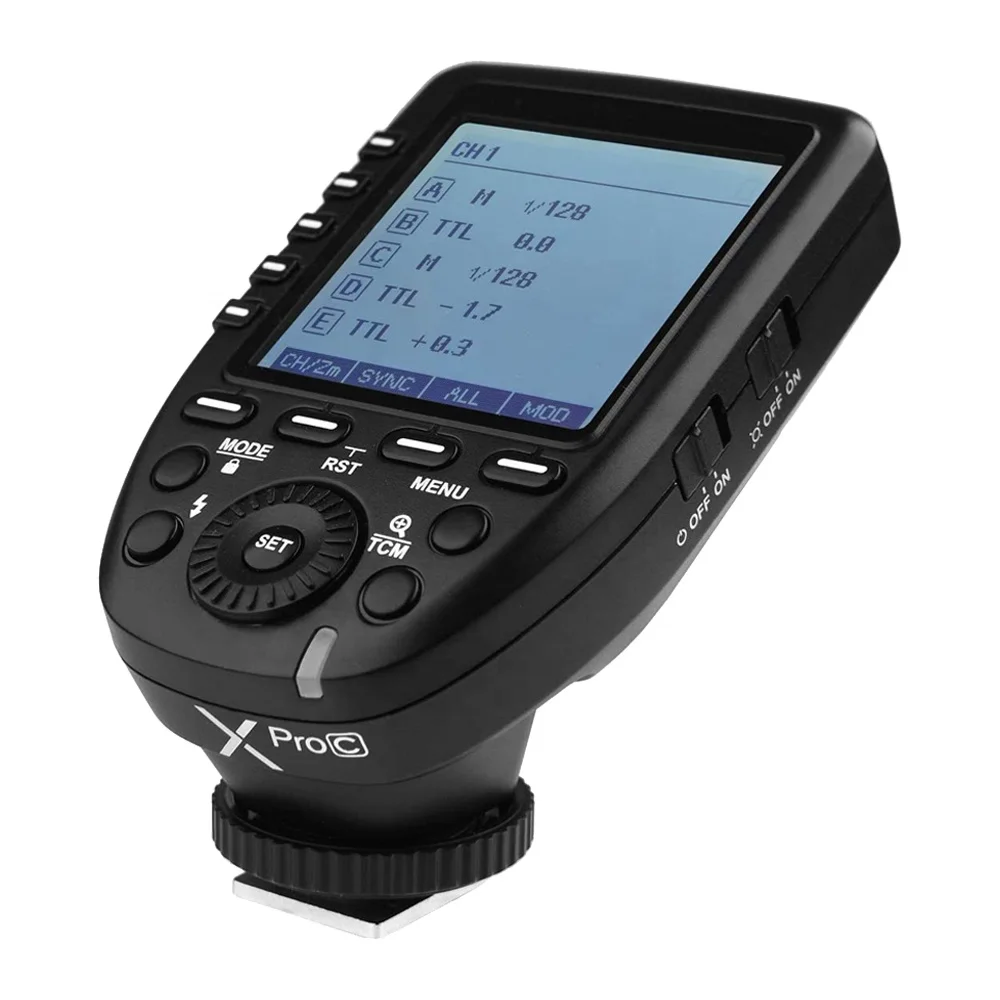 inlighttech Godox Xpro-C Xpro-N Xpro-S Xpro-F Xpro-O Xpro-P 2.4G TTL Wireless Transmitter for Fuji Pentax
inlighttech Godox Xpro-C Xpro-N Xpro-S Xpro-F Xpro-O Xpro-P 2.4G TTL Wireless Transmitter for Fuji Pentax