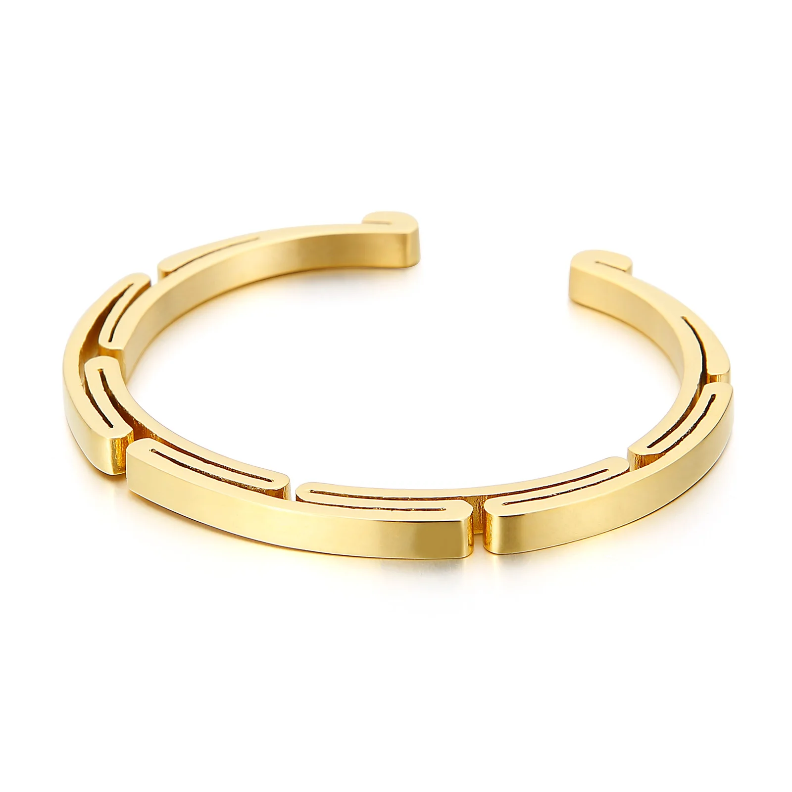 KALEN Stainless Steel Create Charm Bangle Personality Jewelry Bangle