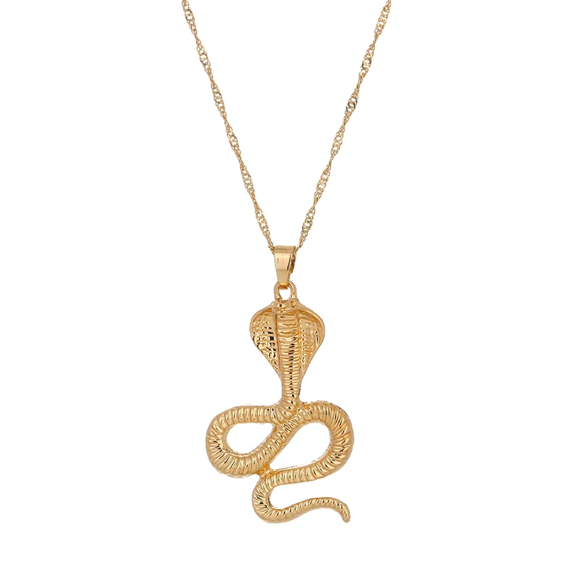 Trend Design Water Wave Chain Alloy Gold Plated Snake Pendant Necklace Animal Jewelry
Trend Design Water Wave Chain Alloy Gold Plated Snake Pendant Necklace Animal Jewelry