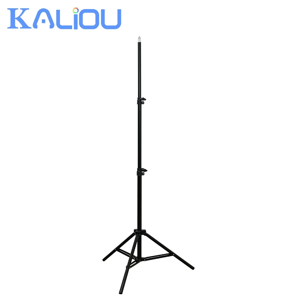 Kaliou 1.6M Portable Photo Studio Stand Light Ring Light Stand Tripod with 1/4" Screw for Camera Video Ring Light, Black
Kaliou 1.6M Portable Photo Studio Stand Light Ring Light Stand Tripod with 1/4" Screw for Camera Video Ring Light, Black