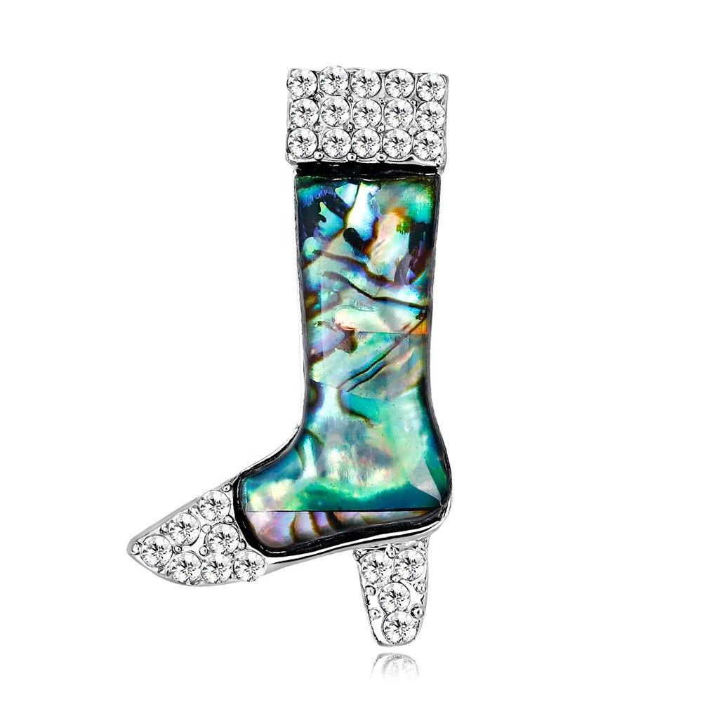 Crystal Encrusted Rhinestone Fashion Shell Green Boot High Heels Brooch Pin for Women, Red green
Crystal Encrusted Rhinestone Fashion Shell Green Boot High Heels Brooch Pin for Women, Red green