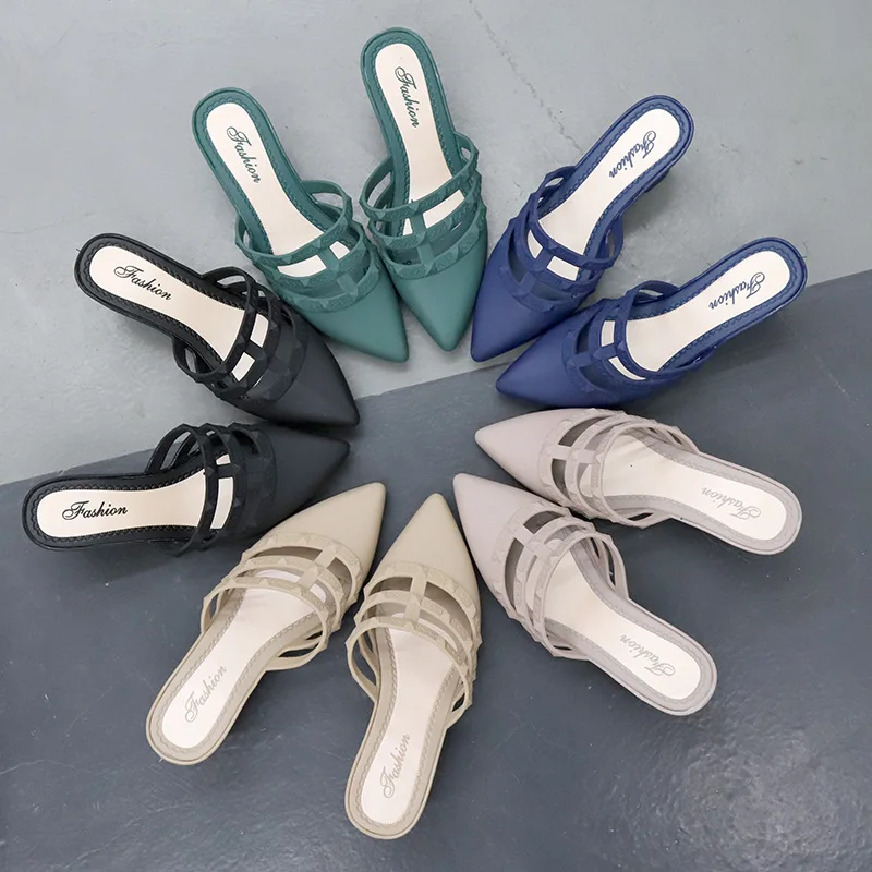 Women's Sandals Pointed Toe Elegant Ladies Shoes Women PU Woman Slip On Square Heels Female Casual Fashion, As pic
Women's Sandals Pointed Toe Elegant Ladies Shoes Women PU Woman Slip On Square Heels Female Casual Fashion, As pic