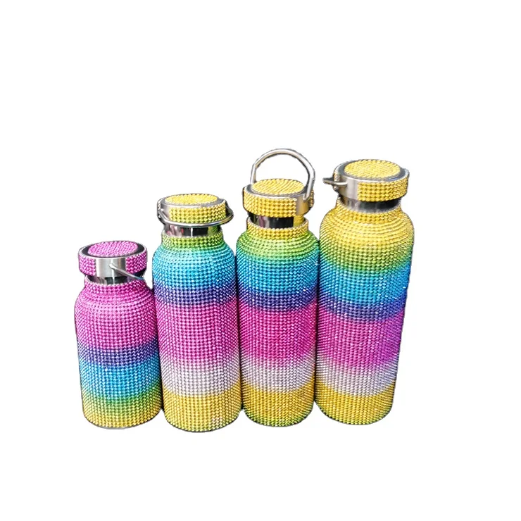 Creative Stainless Steel rhinestone water bottle vacuum flask double wall vacuum insulated tubmler with lid hook, Gold silver
Creative Stainless Steel rhinestone water bottle vacuum flask double wall vacuum insulated tubmler with lid hook, Gold silver