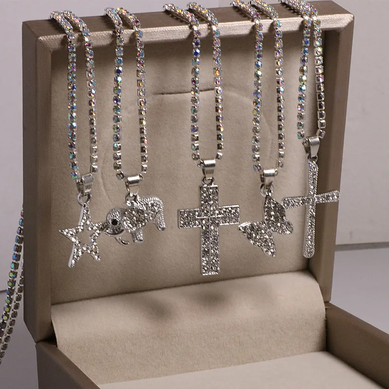 Fashio Star Butterfly Pendant Necklace Titanium Steel Crystal Necklaces For Women Jewelry Statement Necklace Clavicle Chain, Picture
Fashio Star Butterfly Pendant Necklace Titanium Steel Crystal Necklaces For Women Jewelry Statement Necklace Clavicle Chain, Picture