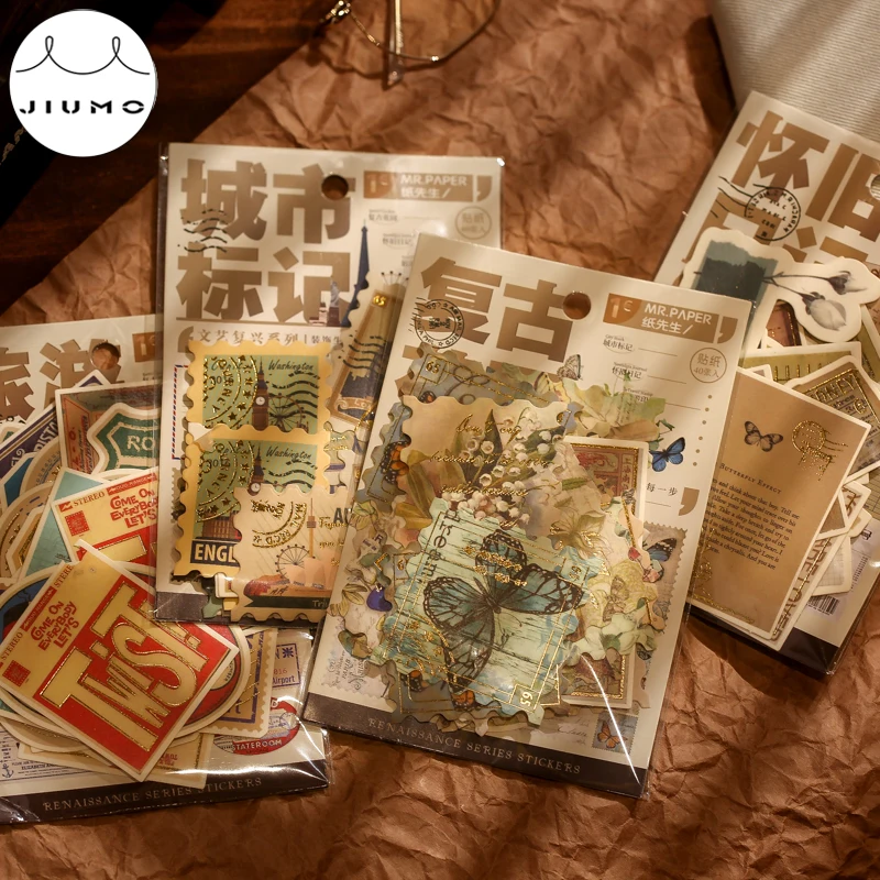 4 Designs Renaissance Series Sticker Pack Laser Hot Stamping Sticker Mini Decoration DIY Decorative Decal Sticker Pack JIUMO
4 Designs Renaissance Series Sticker Pack Laser Hot Stamping Sticker Mini Decoration DIY Decorative Decal Sticker Pack JIUMO