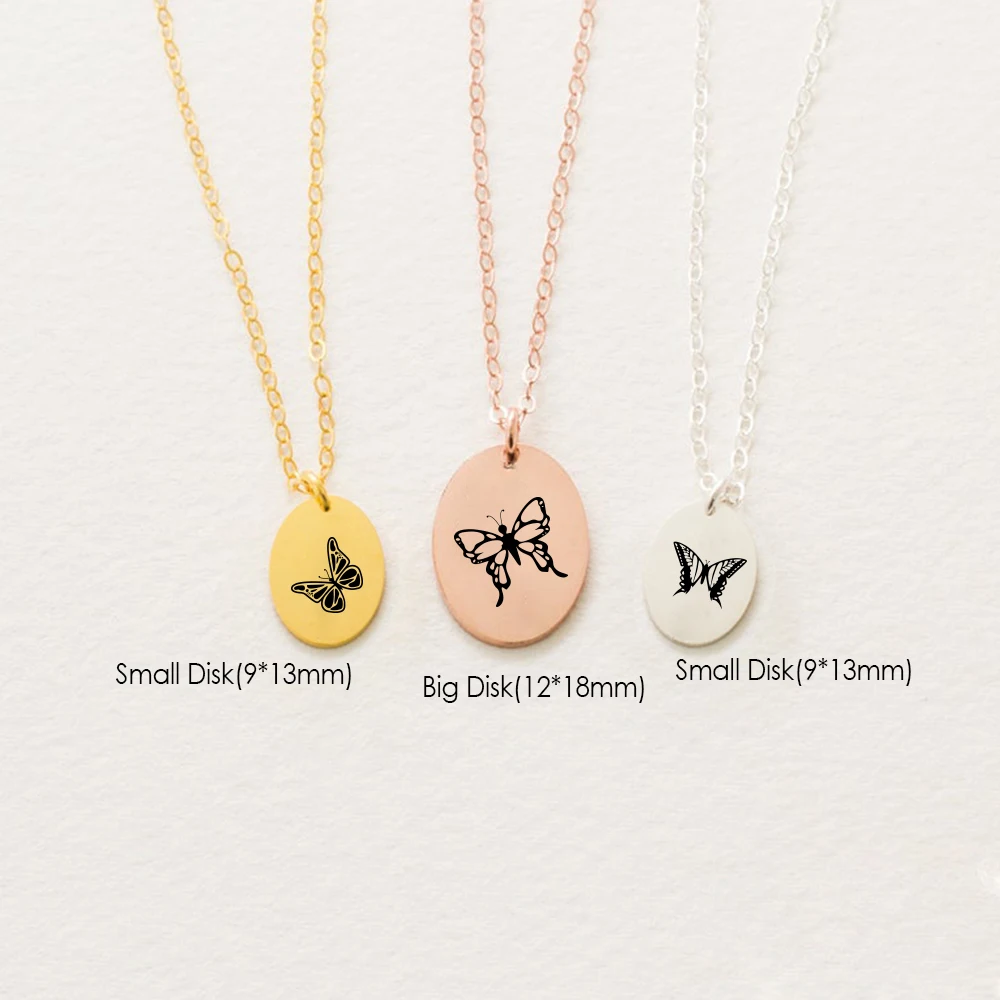 eManco Customized Necklace Butterfly Serious Silver 14K Gold Stainless Steel Oval BUTTERFLY Necklace Choker Jewelry for Women
eManco Customized Necklace Butterfly Serious Silver 14K Gold Stainless Steel Oval BUTTERFLY Necklace Choker Jewelry for Women
