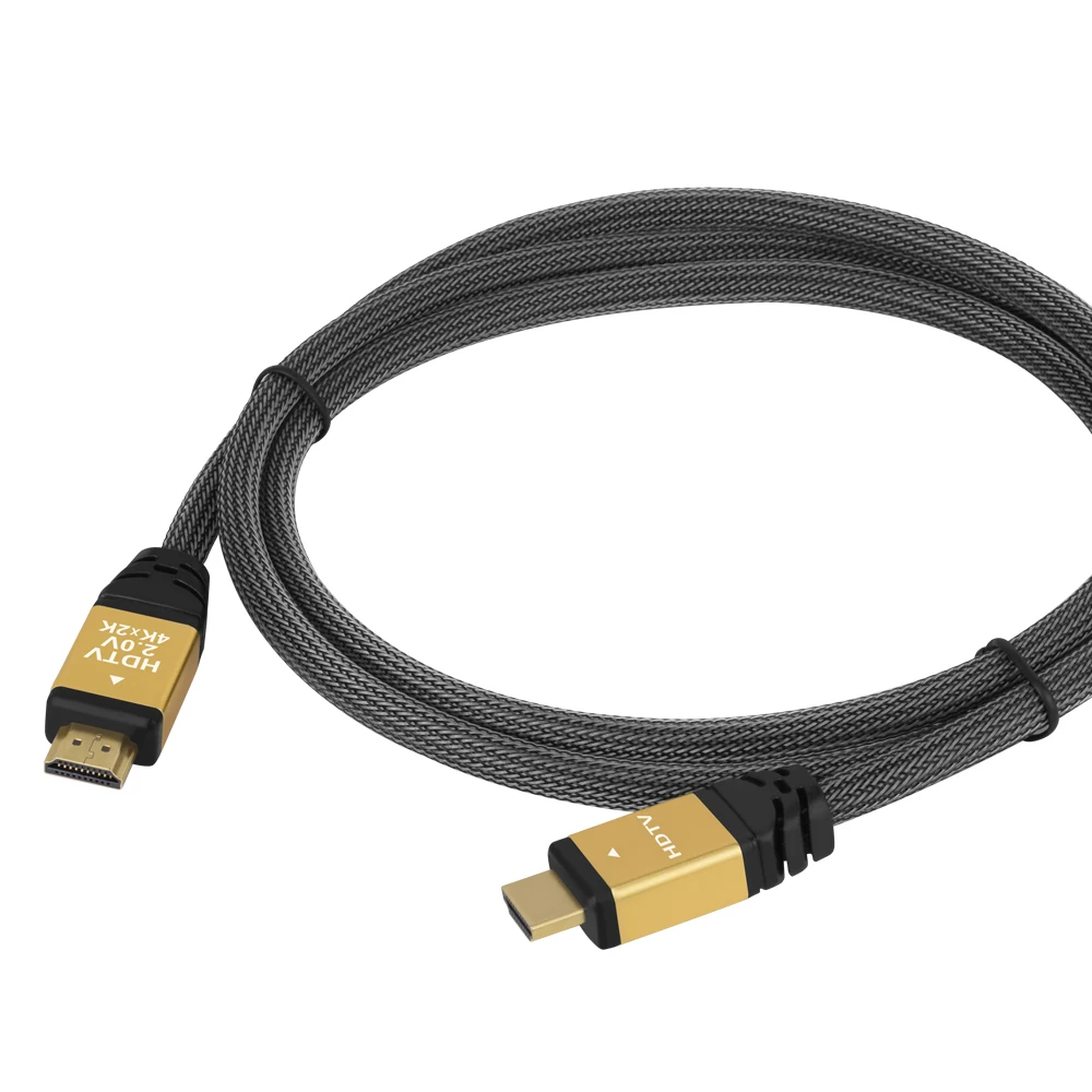 HDTV HD MI 2.0 A to A custom extension braided drop fiber active optic audio video 8k connection hdm i cable - ANKUX.COM