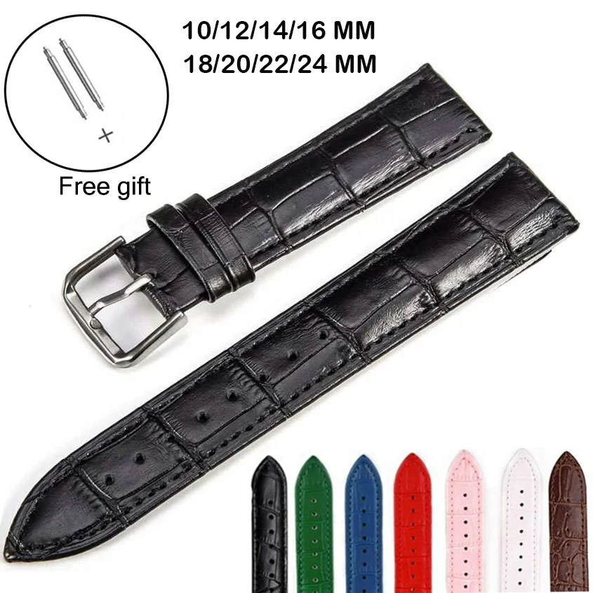 High Quality Genuine Leather Strap Watch band accessories Brown Black Belt 10 12 14 16 18 20 22 24mm Quick Release Leather bands
High Quality Genuine Leather Strap Watch band accessories Brown Black Belt 10 12 14 16 18 20 22 24mm Quick Release Leather bands