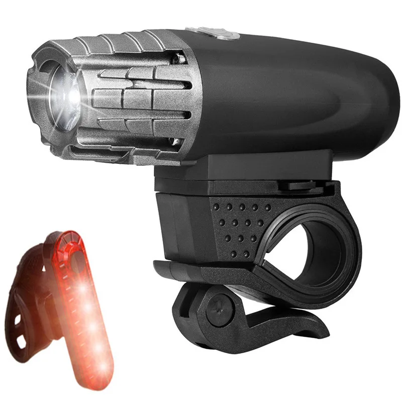 Superbright USB rechargeable bicycle light set powerful bicycle headlights and rear lights 4 light modes easy to install
Superbright USB rechargeable bicycle light set powerful bicycle headlights and rear lights 4 light modes easy to install