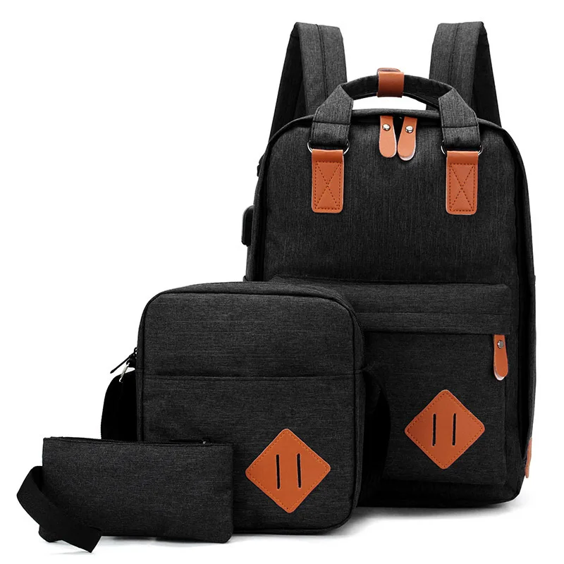 2022 Black 3pcs Boys Good Customized Set School Bags Bag Plain Sets Style Student, 4 colors or customized
2022 Black 3pcs Boys Good Customized Set School Bags Bag Plain Sets Style Student, 4 colors or customized