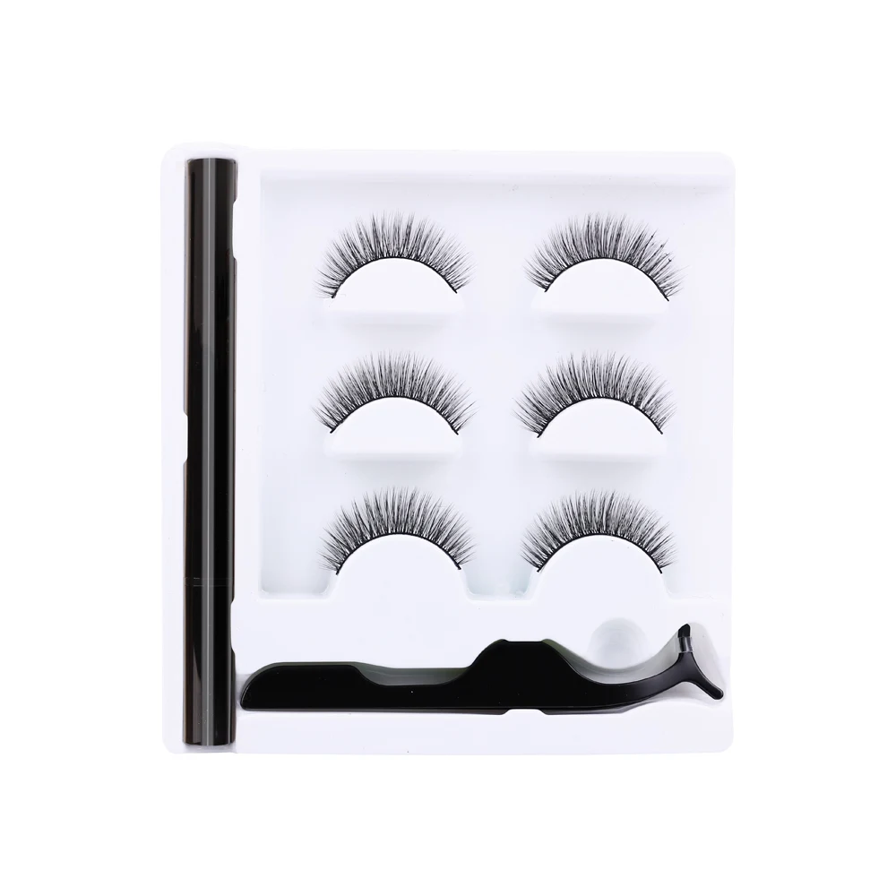 Customize your own logo eyelash with self-adhesive eyeliner waterproof eyeliner with high quality, Black color
Customize your own logo eyelash with self-adhesive eyeliner waterproof eyeliner with high quality, Black color