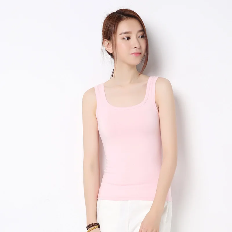 women's solid color camisole Women's spring and summer self-cultivation wild bottoming small vest
women's solid color camisole Women's spring and summer self-cultivation wild bottoming small vest