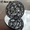 Finest Price Glass crystal and stainless steel modern crystal lighting ball hollow ball