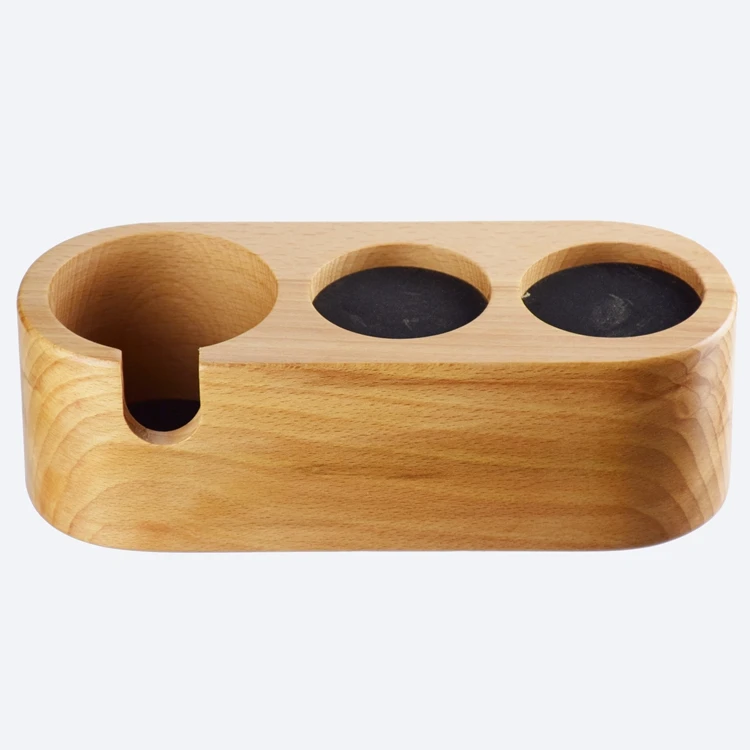 W Ecocoffee 3 holes Wooden Espresso Tamper Stand wood coffee tamper mat for espresso machine filter, Wood color
W Ecocoffee 3 holes Wooden Espresso Tamper Stand wood coffee tamper mat for espresso machine filter, Wood color