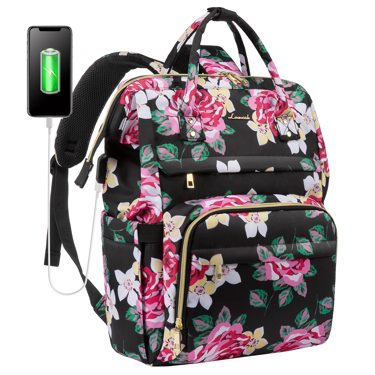 LOVEVOOK 2022 fashion casual floral printing bag pack large capacity waterproof hiking backpacks womens travel backpacks
LOVEVOOK 2022 fashion casual floral printing bag pack large capacity waterproof hiking backpacks womens travel backpacks