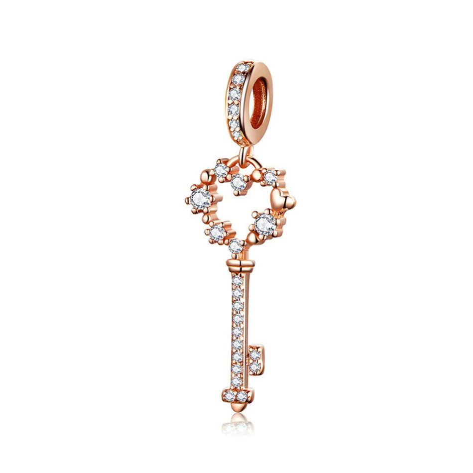 100% 925 Sterling Silver Fashion Pendant fit Women Charm Bracelets & Necklaces Jewelry Gift With lucky key Charm
100% 925 Sterling Silver Fashion Pendant fit Women Charm Bracelets & Necklaces Jewelry Gift With lucky key Charm