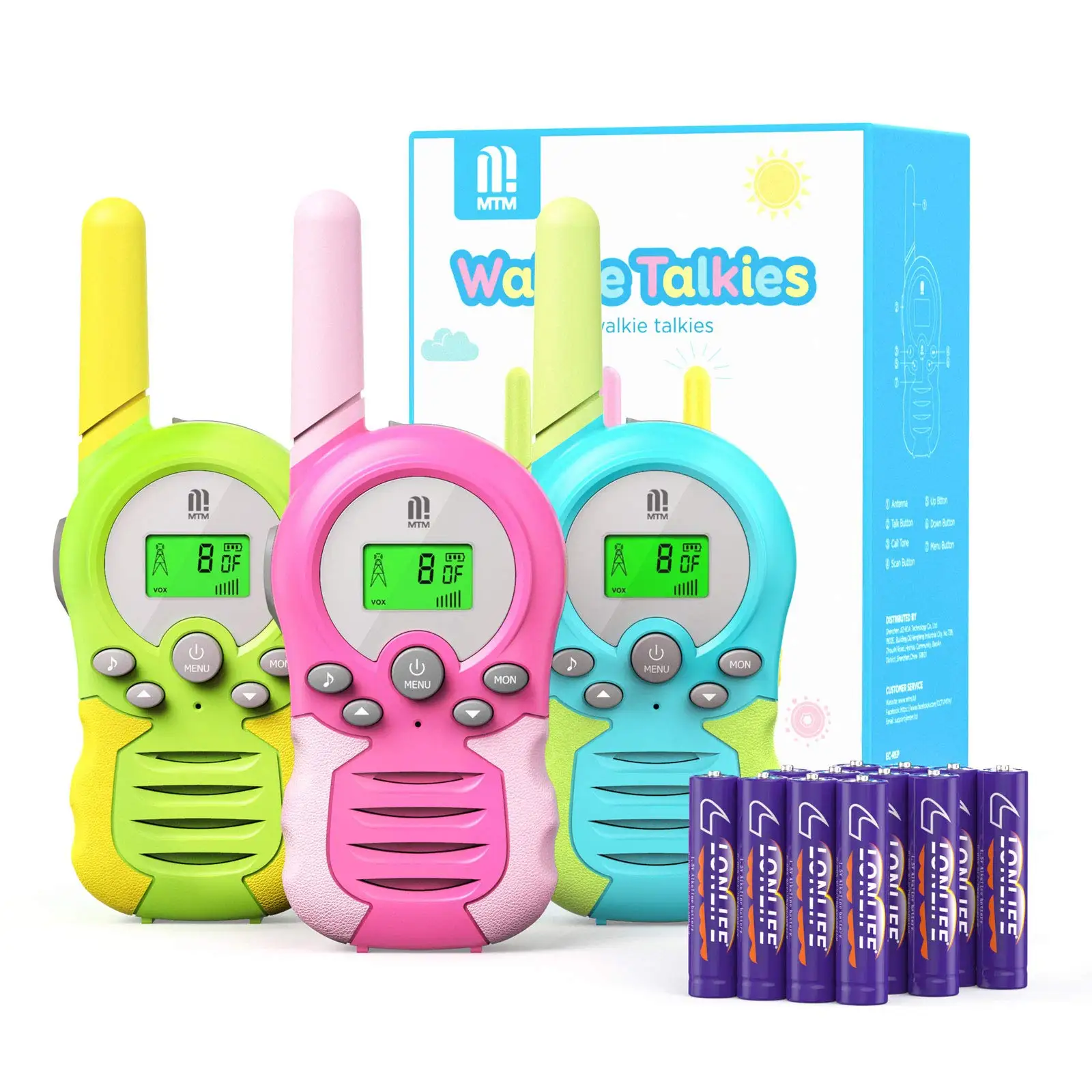 Amazon Hot sale 4 Color New Hot Amazon Two Way Radio Set Toys Walkie Talkie Kids For Children
Amazon Hot sale 4 Color New Hot Amazon Two Way Radio Set Toys Walkie Talkie Kids For Children