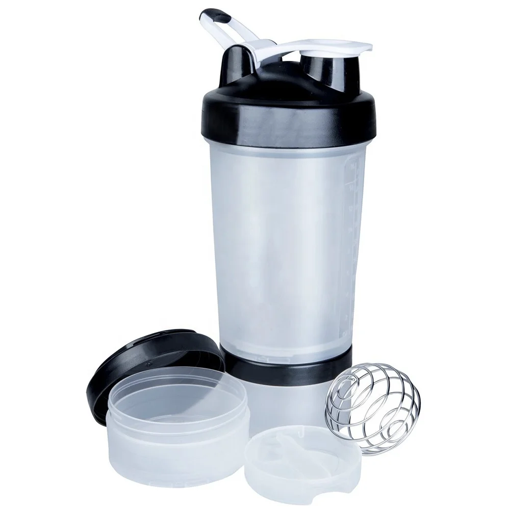 Portable Sports Gym Plastic Protein Shaker Bottle, Storage Box Design Shaker Bottle with Mixer-
Portable Sports Gym Plastic Protein Shaker Bottle, Storage Box Design Shaker Bottle with Mixer-