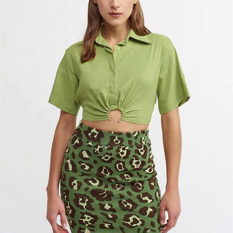 CUTENOVA X22TP126 Solid Color women Shirt Short Sleeve T-Shirt 2022 New Arrival Crop Top, Picture color
CUTENOVA X22TP126 Solid Color women Shirt Short Sleeve T-Shirt 2022 New Arrival Crop Top, Picture color