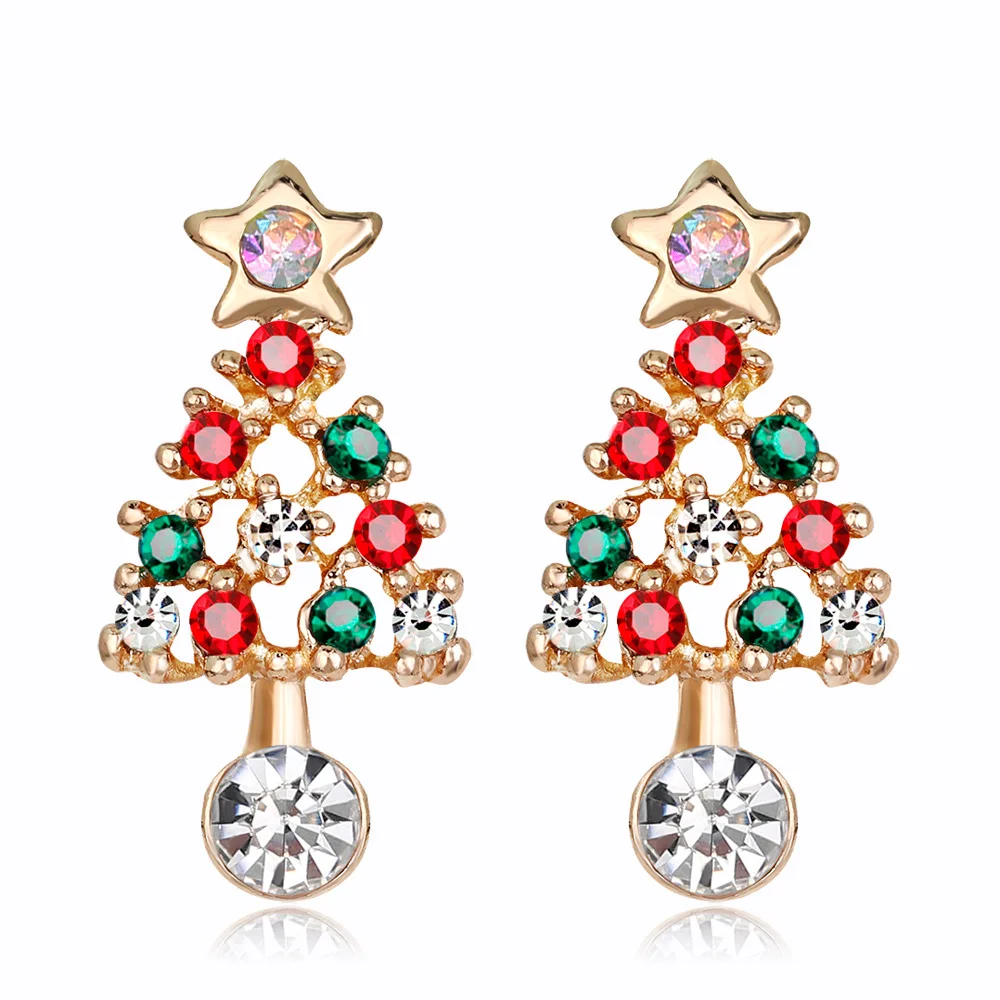 Wholesale Fancy Cheap Star Christmas Tree Charm With Colorful Crystal Earring For Gift
Wholesale Fancy Cheap Star Christmas Tree Charm With Colorful Crystal Earring For Gift