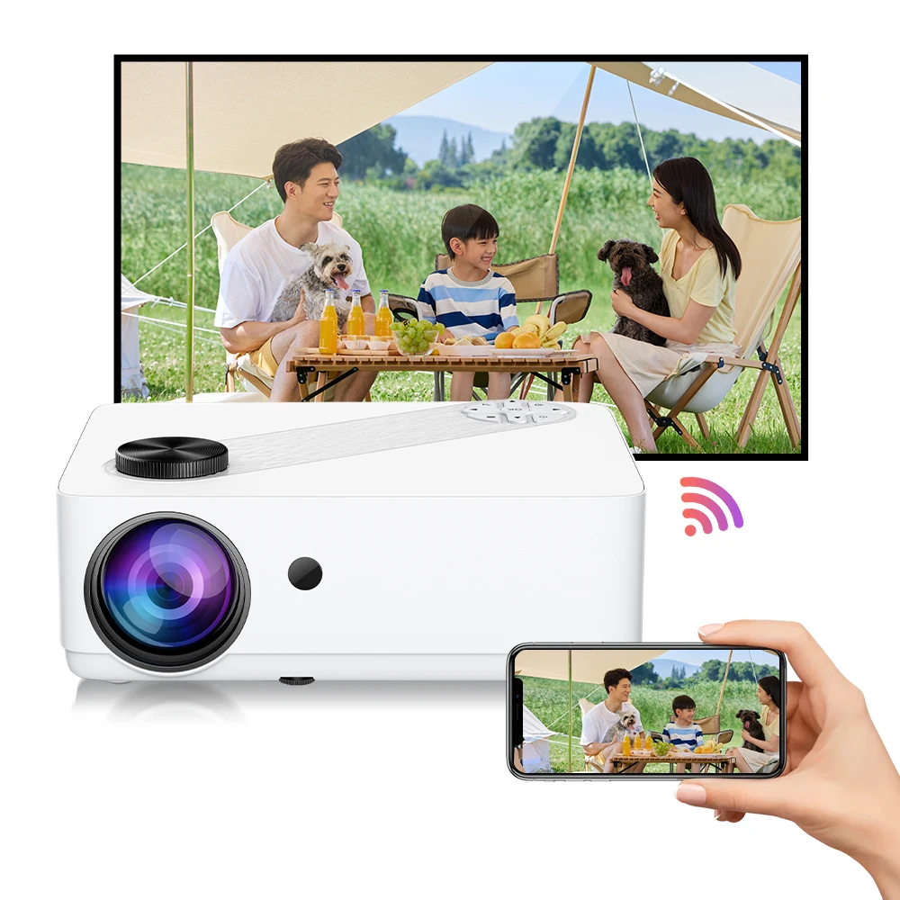 Projector LCD Light 1080P Projector Screen Outdoor Short Throw Led Headlight Projector For Kids Room
Projector LCD Light 1080P Projector Screen Outdoor Short Throw Led Headlight Projector For Kids Room