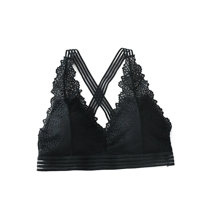 LXY Women's Lace Thin Cup Big V-neck Bra Ladies Triangle Cup No Steel Ring Bra Versatile Gathering Small Vest
LXY Women's Lace Thin Cup Big V-neck Bra Ladies Triangle Cup No Steel Ring Bra Versatile Gathering Small Vest