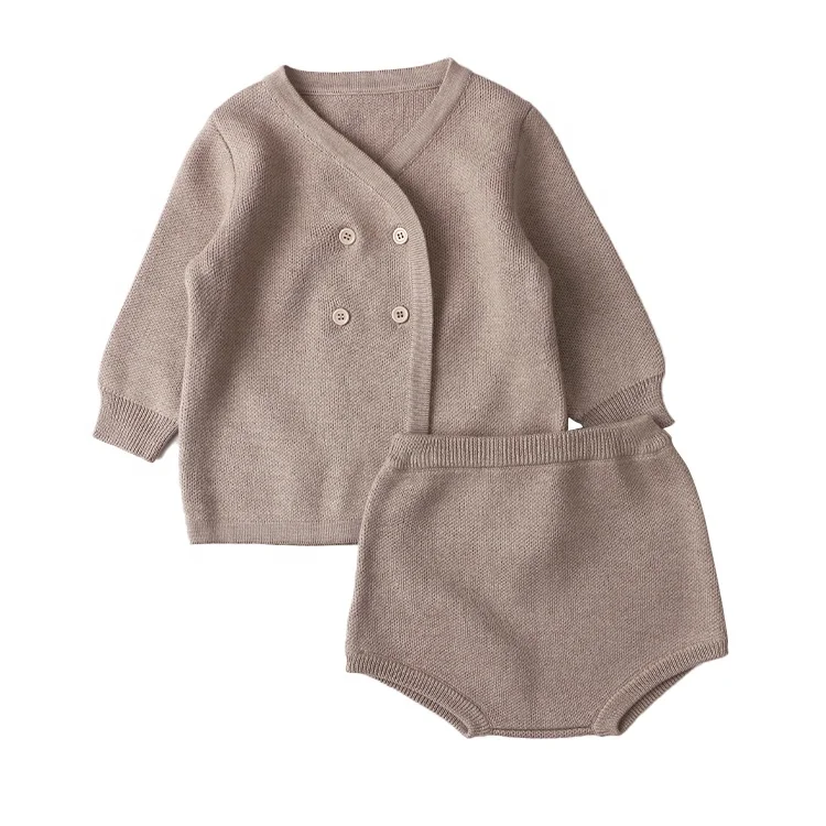 6 Month-4 Years Kids Clothing Long Sleeve Warm Infant Sweater Solid Color Baby Girl Double Breasted Sweater Set with Buttoms, Army green,pink,light brown
6 Month-4 Years Kids Clothing Long Sleeve Warm Infant Sweater Solid Color Baby Girl Double Breasted Sweater Set with Buttoms, Army green,pink,light brown
