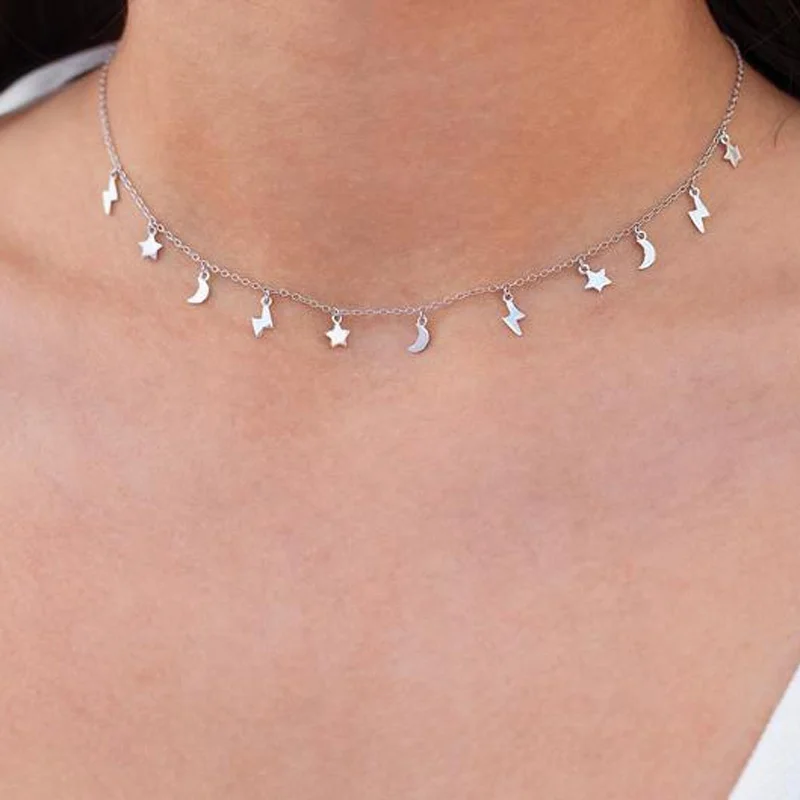 925 sterling silver fine jewelry 2019 christmas gift cute lovely moon star charm necklace jewelry set
925 sterling silver fine jewelry 2019 christmas gift cute lovely moon star charm necklace jewelry set
