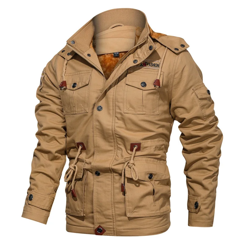 Winter Stand Collar Thicken Brushed Chest Embroider Fashion Men Outdoor Hooded Casual Biker Jacket
Winter Stand Collar Thicken Brushed Chest Embroider Fashion Men Outdoor Hooded Casual Biker Jacket