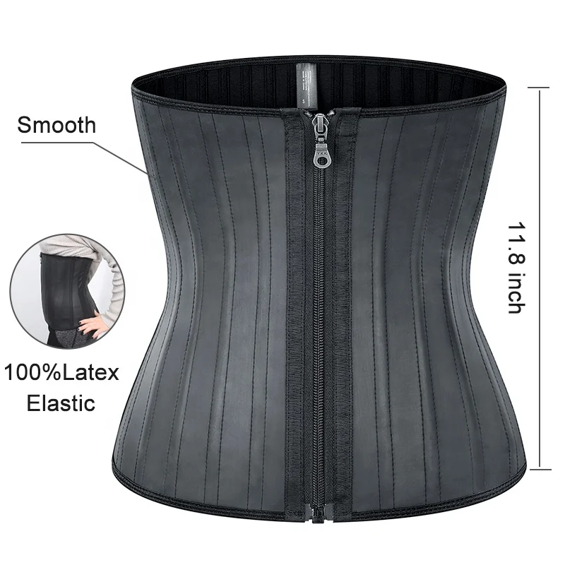 2021 Plus Size Thick Elastic Hourglass Women Wear Fajas Gaine Amincissante Belt 25 Steel Bone Zipper Waist Trainer Latex Corset, Black
2021 Plus Size Thick Elastic Hourglass Women Wear Fajas Gaine Amincissante Belt 25 Steel Bone Zipper Waist Trainer Latex Corset, Black