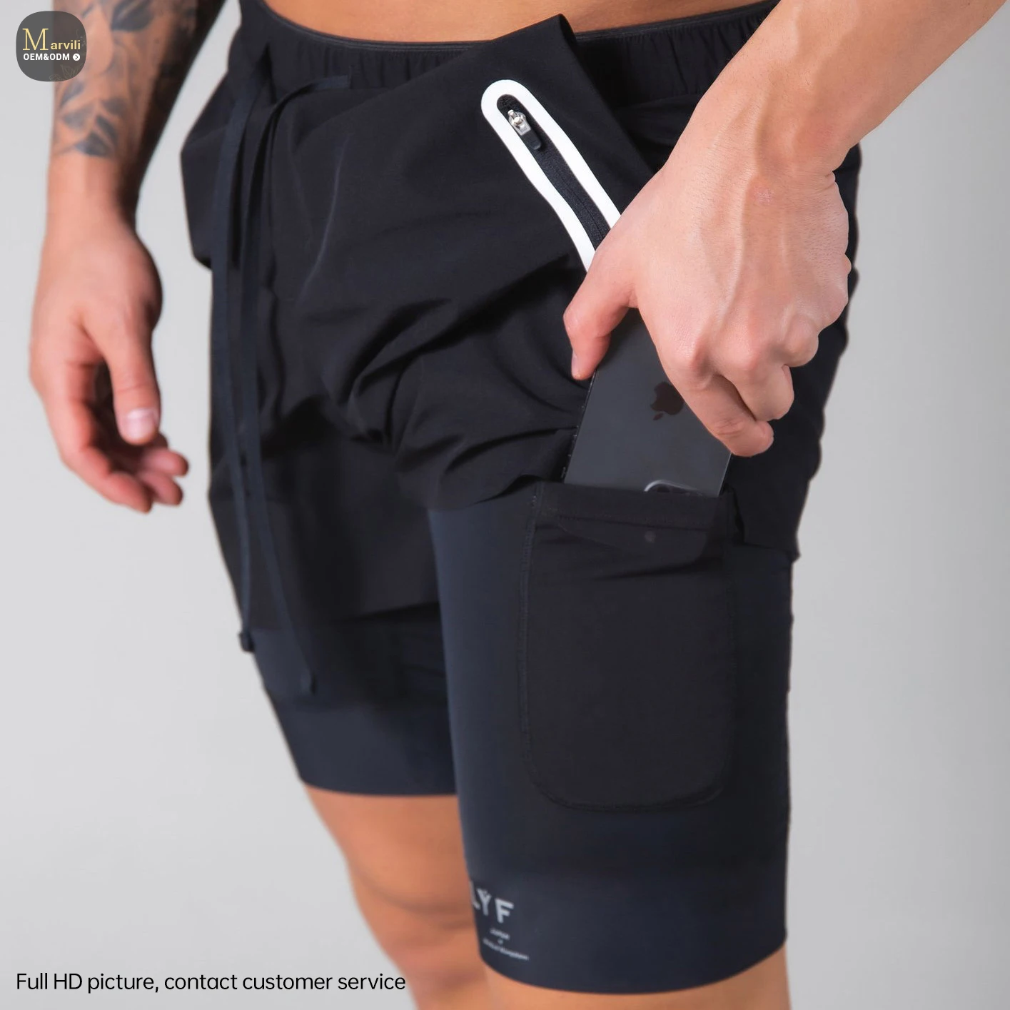 Casual Made Print Logo Zipper Breathable Sports Gym Two Double Layers Jogger Pants Homme 2 En 1 Stretch Shorts Men
Casual Made Print Logo Zipper Breathable Sports Gym Two Double Layers Jogger Pants Homme 2 En 1 Stretch Shorts Men