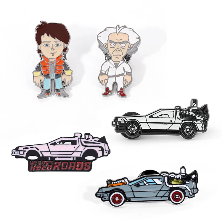 Movies Back to the Future Brooch Cartoon Car Model Collar Pin Car Enthusiasts Collectible Badge Clothing Backpack Accessories
Movies Back to the Future Brooch Cartoon Car Model Collar Pin Car Enthusiasts Collectible Badge Clothing Backpack Accessories