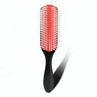New Design Detachable Heads Nylon Pins Plastic Paddle Detangle Hair Brush