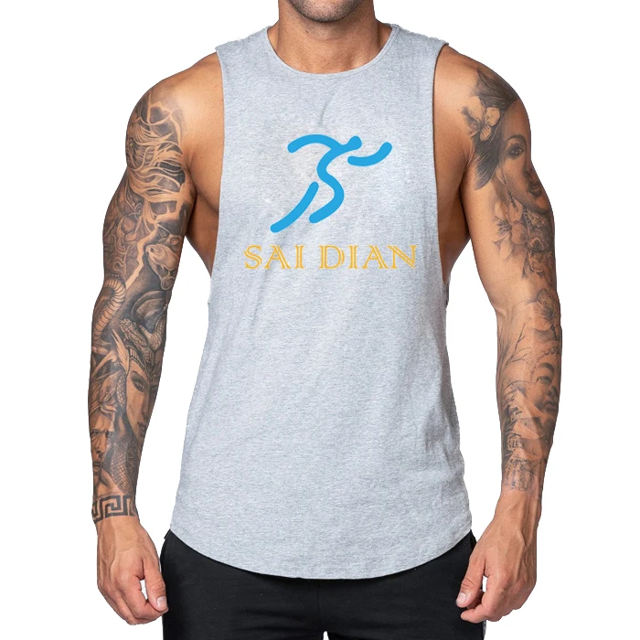 95 Cotton 5 Elastane Men Fitness Vest OEM Services Logo Design Gym Wear Custom Athletic Tank Top, Colors
95 Cotton 5 Elastane Men Fitness Vest OEM Services Logo Design Gym Wear Custom Athletic Tank Top, Colors
