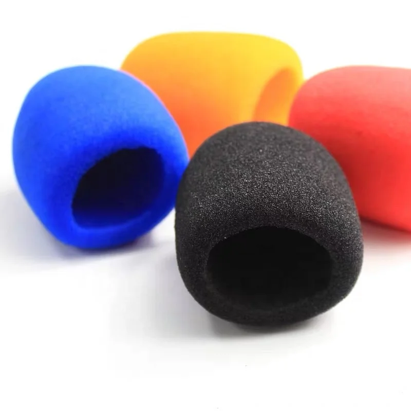 HEBIKUO factory price microphone thickened sponge cover disposable wireless microphone cover
HEBIKUO factory price microphone thickened sponge cover disposable wireless microphone cover
