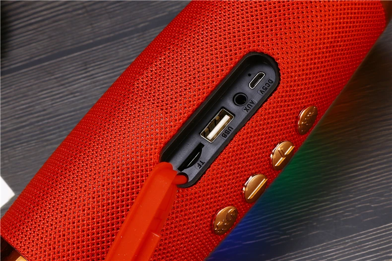 E11 2.0 1200MA 10w hand free call 7inch custom mini portable blue tooth with colors led light tws wireless speakers - ANKUX.COM