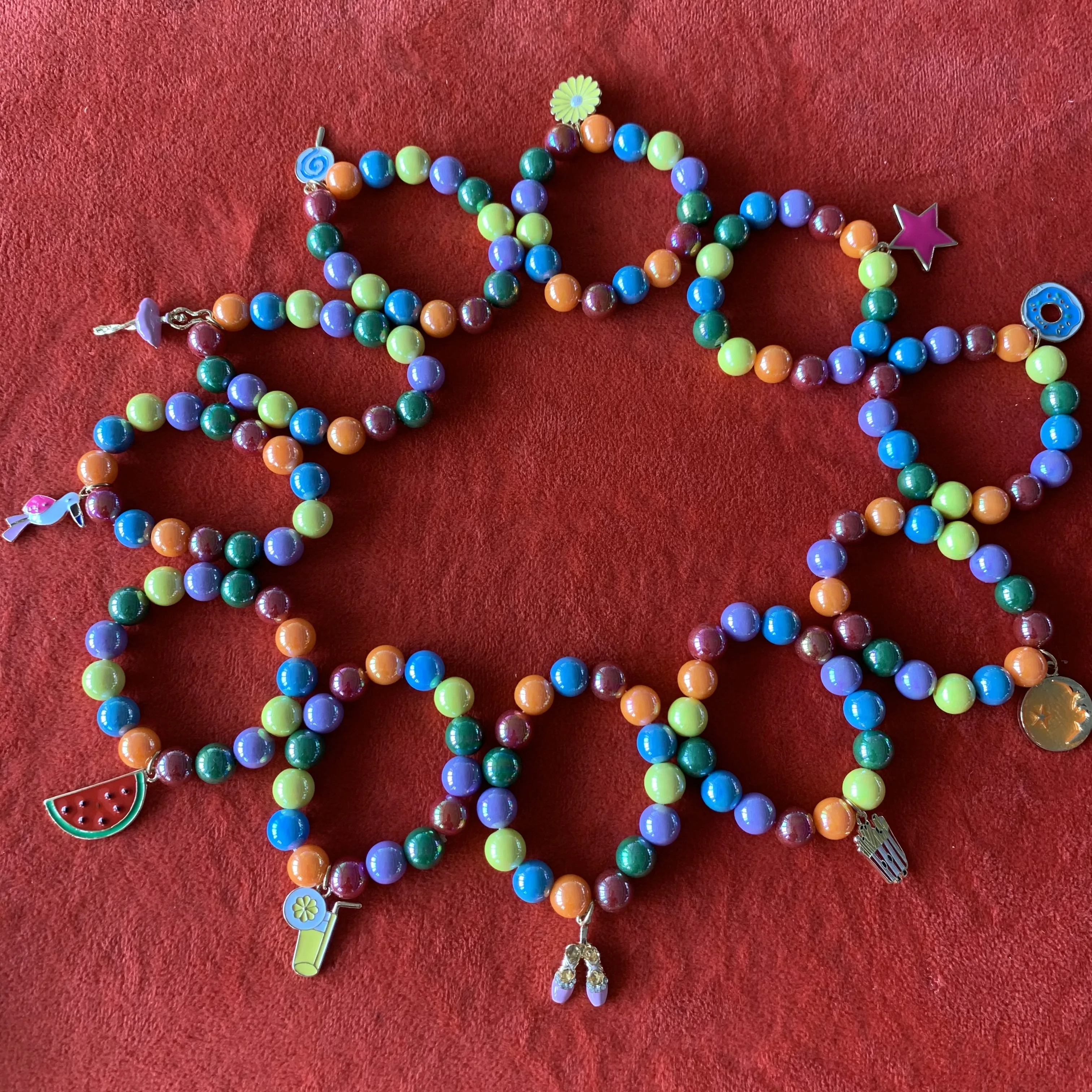 Princess little girl baby cute enamel charm beaded bracelets fruit juice animal rainbow bracelets children's day kids jewelry, As picture
Princess little girl baby cute enamel charm beaded bracelets fruit juice animal rainbow bracelets children's day kids jewelry, As picture