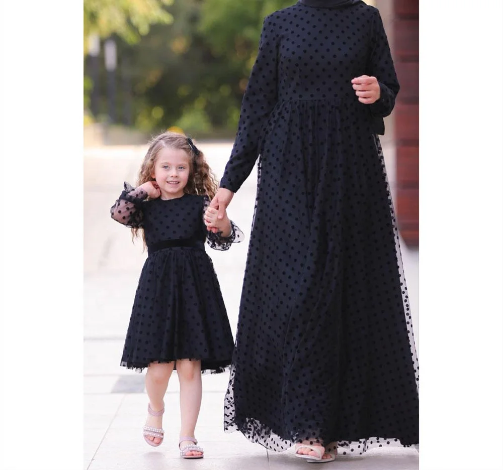 Eid Al Adha Double Layer Tulle 3D Lace Umbrella Skirt Southeast Asia Malaysia Muslim Parent-Child Kids Abaya Dress Clothes, Black or customized
Eid Al Adha Double Layer Tulle 3D Lace Umbrella Skirt Southeast Asia Malaysia Muslim Parent-Child Kids Abaya Dress Clothes, Black or customized