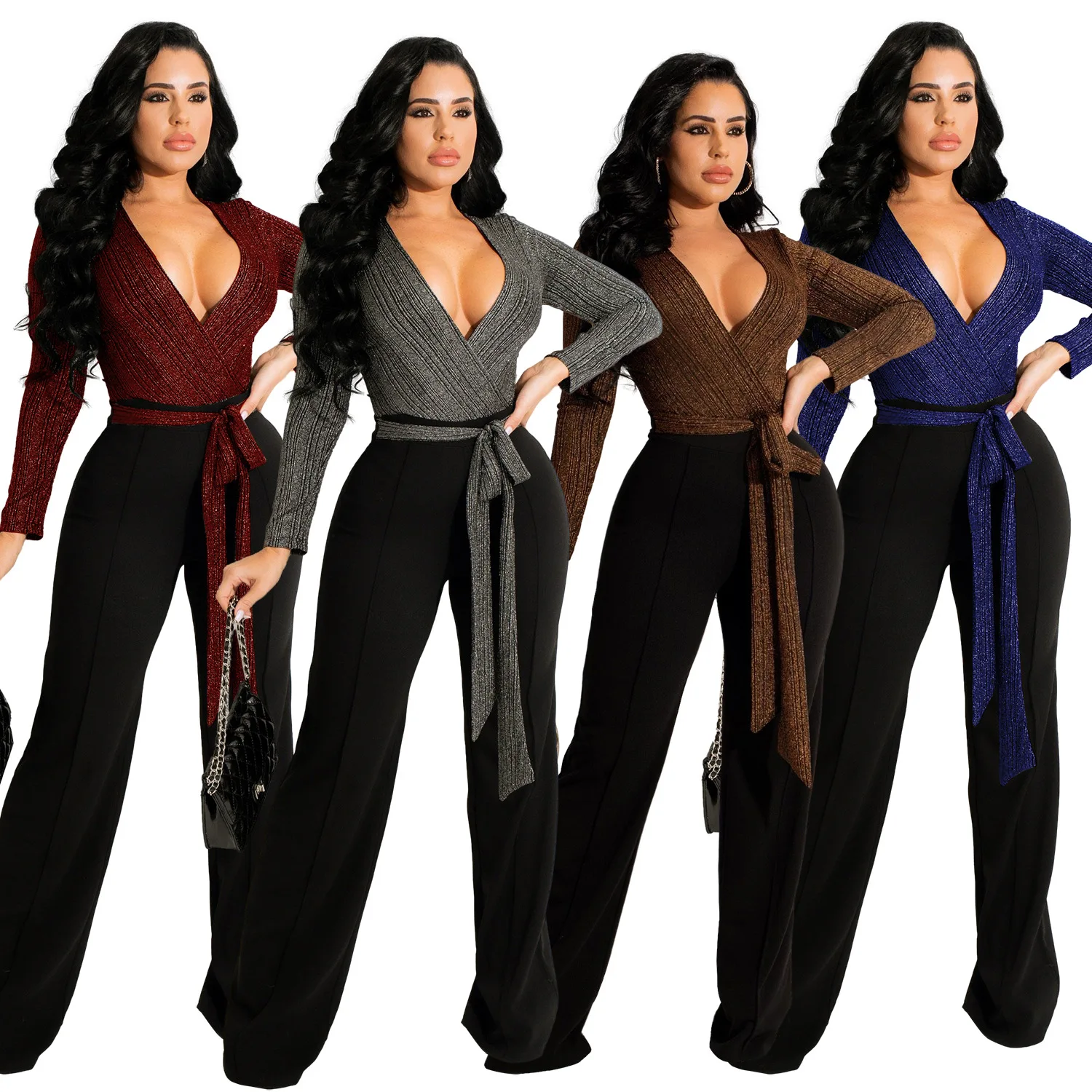 OSM6133 2022 new arrivals v neck wide length sexy Long Pants Jumpsuit elegant one piece jumpsuit, Wine red,grey ,brown,blue
OSM6133 2022 new arrivals v neck wide length sexy Long Pants Jumpsuit elegant one piece jumpsuit, Wine red,grey ,brown,blue