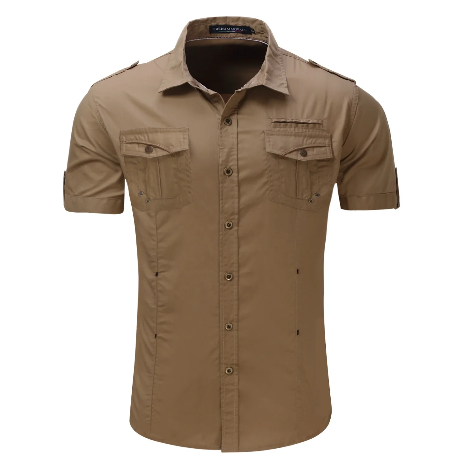 Wholesale spot 2022 summer new fashion men's short-sleeved shirts military style outdoor short-sleeved shirts cotton, Picture shows
Wholesale spot 2022 summer new fashion men's short-sleeved shirts military style outdoor short-sleeved shirts cotton, Picture shows