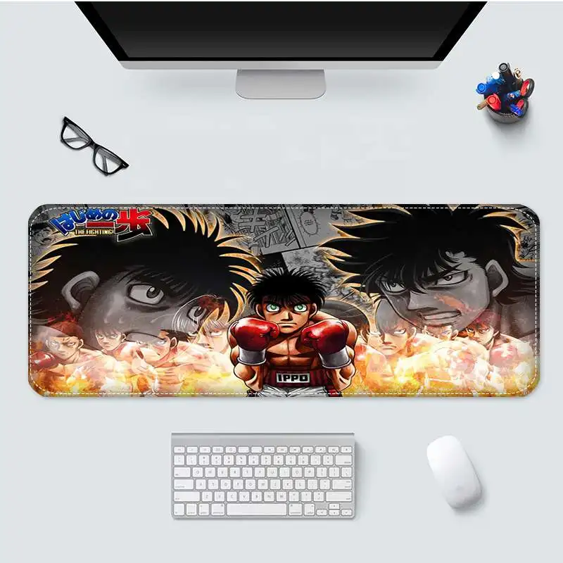 Anime Hajime no ippo New Design Silicone Anti-slip Desk Table Anti-slip gamer mouse pad Size for 400x900x2mm, Oem
Anime Hajime no ippo New Design Silicone Anti-slip Desk Table Anti-slip gamer mouse pad Size for 400x900x2mm, Oem
