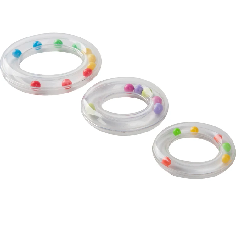 Newest best clear round plastic rattle toy with colorful bead funny rattle sound box for cute baby toys, Multi
Newest best clear round plastic rattle toy with colorful bead funny rattle sound box for cute baby toys, Multi