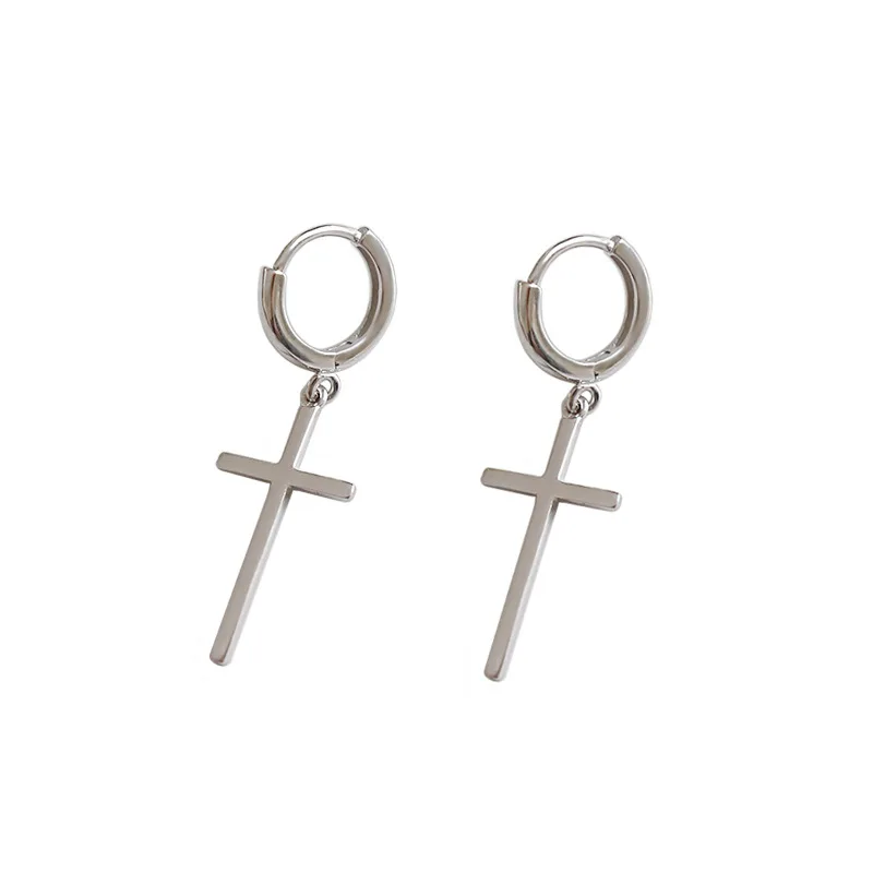 S925 Sterling Silver Fashion Personality Minimalist Glossy Ring Cross Long Earrings Earrings Earrings
S925 Sterling Silver Fashion Personality Minimalist Glossy Ring Cross Long Earrings Earrings Earrings