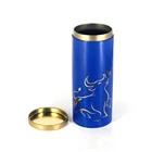 Luxury Design Elegancy Female Favor Custom Beautiful Round Metal Box Cylinder Gift Tin