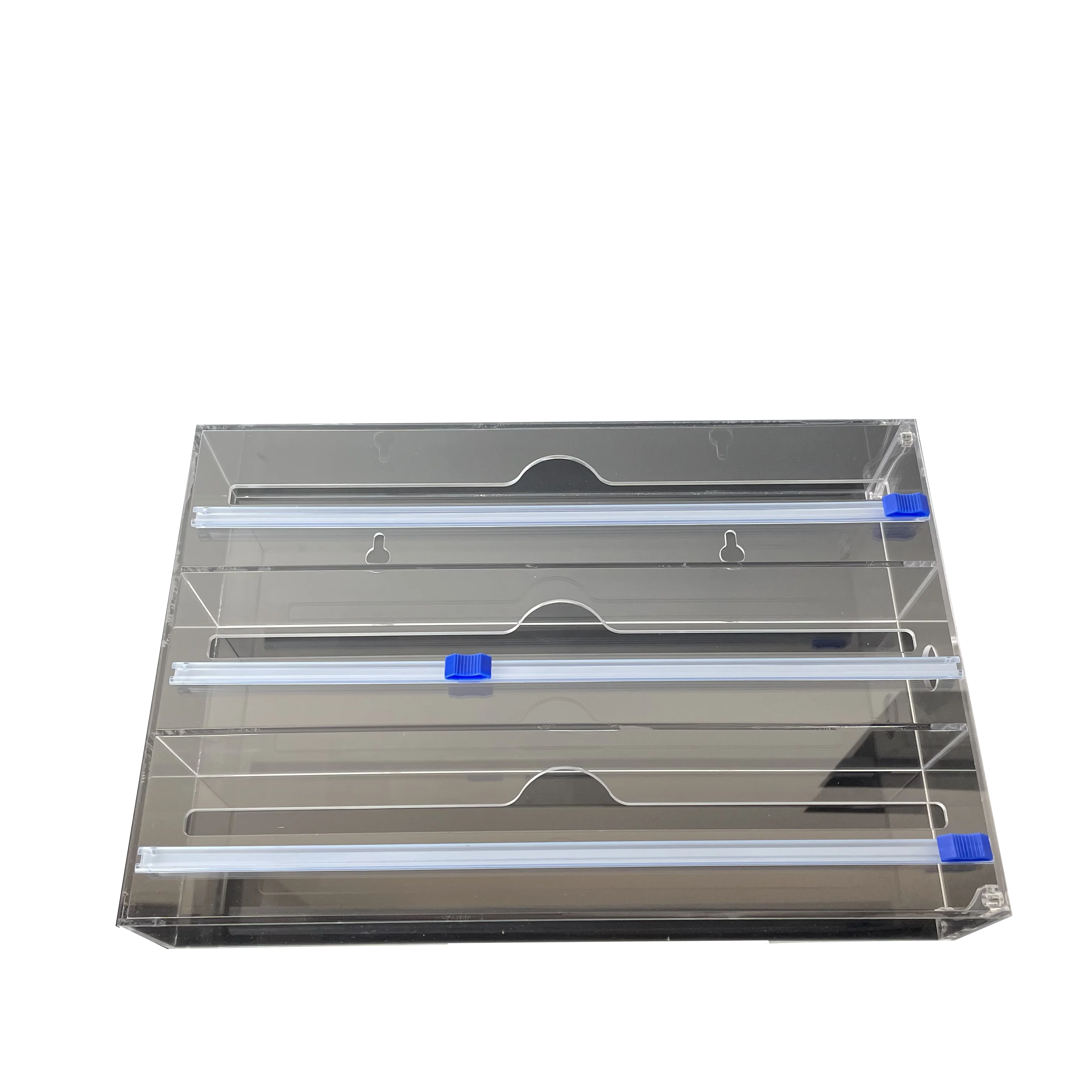 Tailai Aluminum Foil and Wax Paper Organizer Holder 3 in 1 Wrap Dispenser Acrylic Foil Dispenser with Slide Cutter
Tailai Aluminum Foil and Wax Paper Organizer Holder 3 in 1 Wrap Dispenser Acrylic Foil Dispenser with Slide Cutter