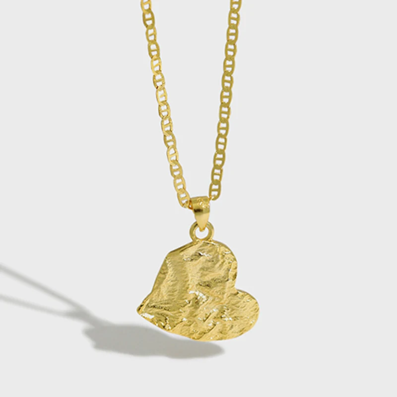 Wholesale heart pendant sterling silver 925 jewelry gold vermeil necklace 2021 new necklace custom link chain necklace for women
Wholesale heart pendant sterling silver 925 jewelry gold vermeil necklace 2021 new necklace custom link chain necklace for women