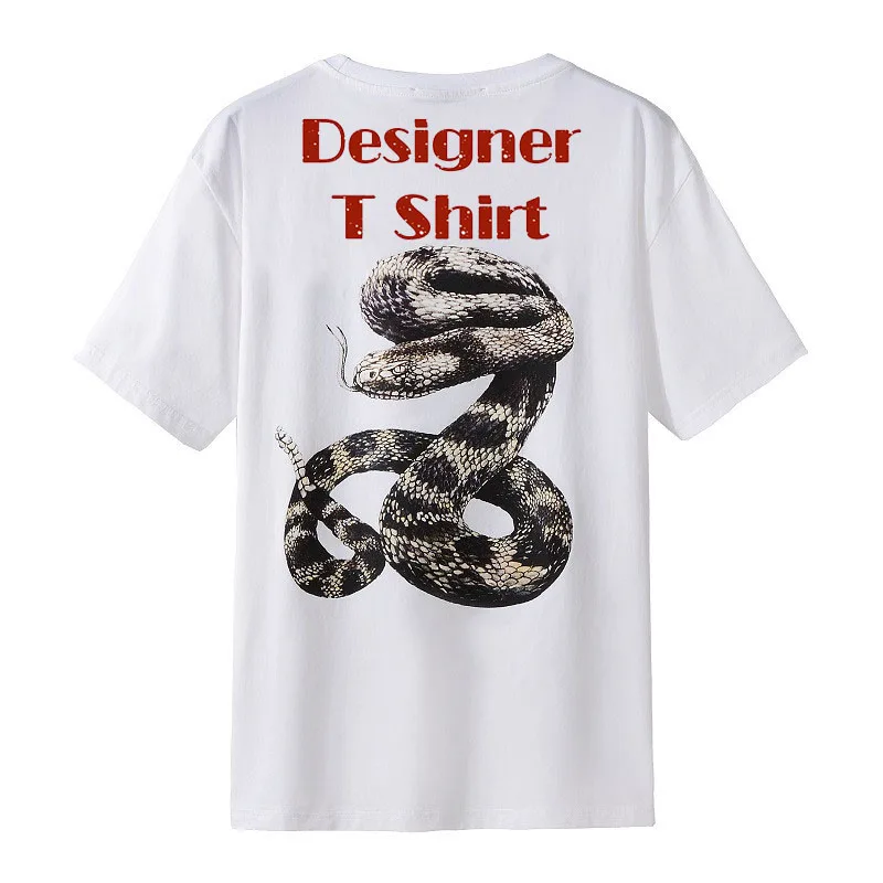 2022 New Original Snake Print 100% Cotton T-shirt for Men and Women graphic print plus size crew neck amiry t shirt, White&black
2022 New Original Snake Print 100% Cotton T-shirt for Men and Women graphic print plus size crew neck amiry t shirt, White&black