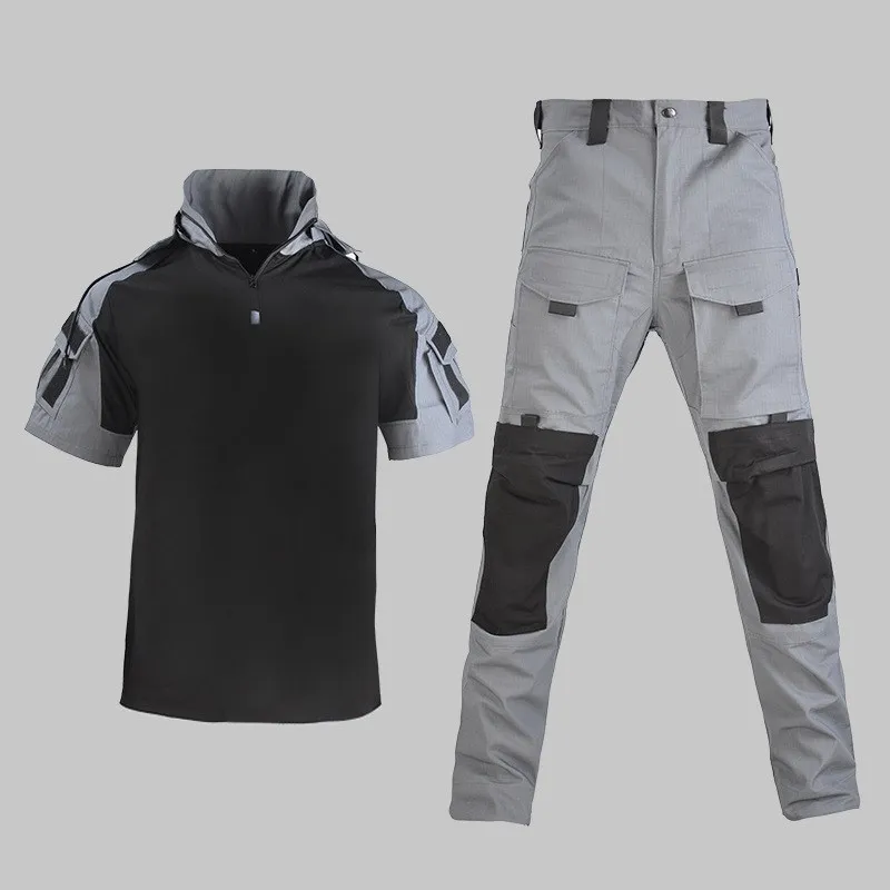Free Shipping Mens Summer Short Sleeve Hooded Military Suits Army Fan Outdoor Combat Training Multi Camo Tactical Shirt Pants
Free Shipping Mens Summer Short Sleeve Hooded Military Suits Army Fan Outdoor Combat Training Multi Camo Tactical Shirt Pants